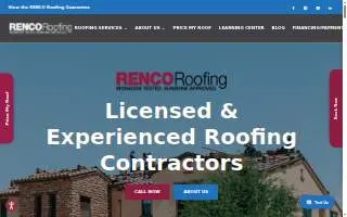 RENCO Roofing website