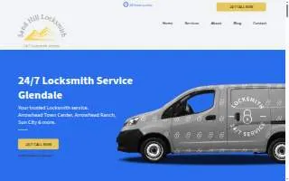 Sand Hill Locksmith website
