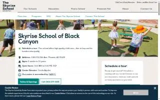 Skyrise School of Black Canyon website
