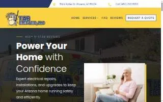 TAB Electric website