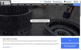 Tier One Transmissions website