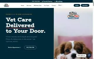 Valet Vet website