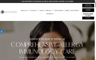 Valley Allergy website