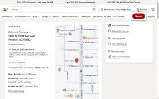 Walgreens of Phoenix website