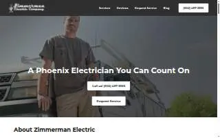 Zimmerman Electric of Phoenix website