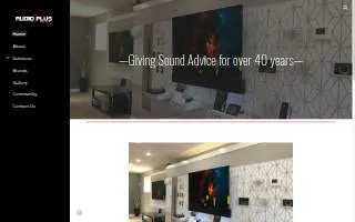 Audio Plus of Prescott website