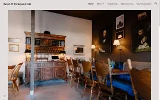 Bear & Dragon Cafe & Restaurant website