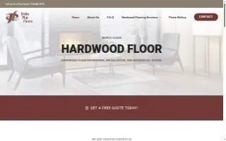Delta Plus Floors website