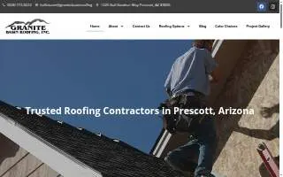 Granite Basin Roofing website