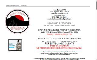 High Desert House Calls / Pet Hospital