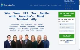 Precision Tax & Accounting Services of Prescott website