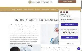 Rummel Eye Care, P.C. website