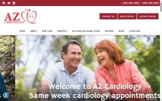 AZ Cardiology - Prescott website