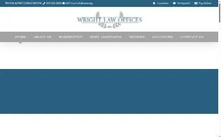 Wright Law Offices of Prescott Valley website