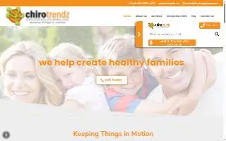 ChiroTrendz Family Chiropractic, Massage and Wellness Center website