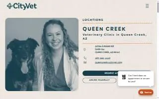CityVet | Queen Creek website