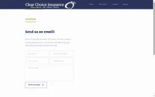 Clear Choice Insurance website
