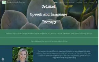 Cricket Speech and Language Therapy website