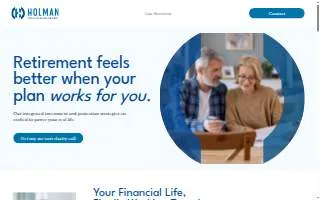 Holman Wealth website