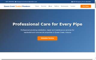 Queen Creek Trusted Plumbers