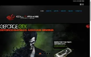 Clarke Computers of Green Valley website