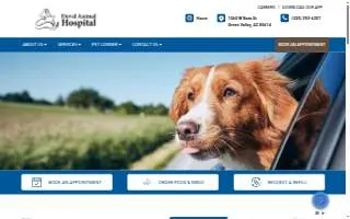 Duval Animal Hospital website