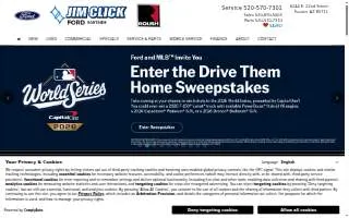 Quick Lane at Jim Click Ford of Sahuarita & Green Valley website