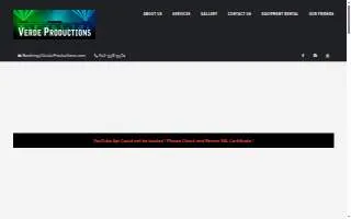 Verde Valley Auto Glass website