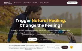 Modern Acupuncture of San Tan Valley website
