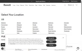 Bassett Furniture of Scottsdale website