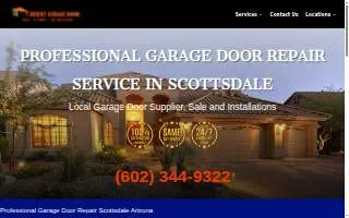Desert Garage Doors AZ website