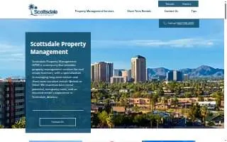 Scottsdale Prop Management website