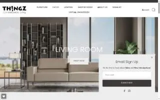 Thingz Contemporary Living website