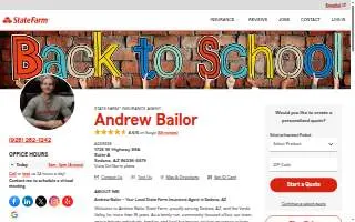 Andrew Bailor - State Farm Insurance Agent website