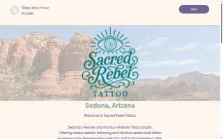 Sacred Rebel Tattoo website