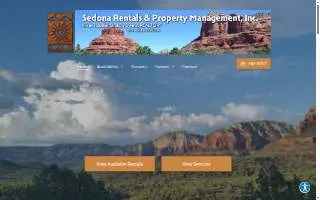 Sedona Rentals & Property Management, Inc. website