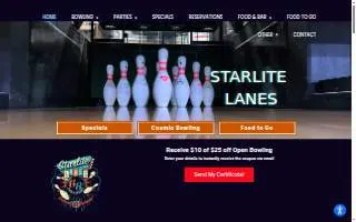 Starlite Lanes of Sedona website