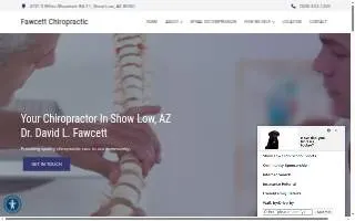 Fawcett Chiropractic website