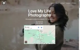 Love My Life Photography website