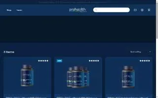 PROHEALTH Chiropractic & Rehab Center website