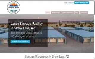 Timber Mesa Self Storage website