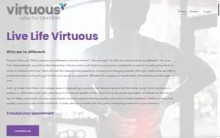 Virtuous Health Centers of Show Low website