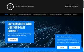 Cochise Internet Services website