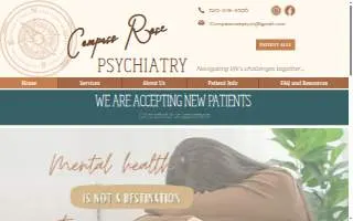 Compass Rose Psychiatry website