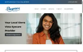 Daynes EyeCare website
