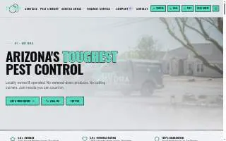 Hydra Pest Control website