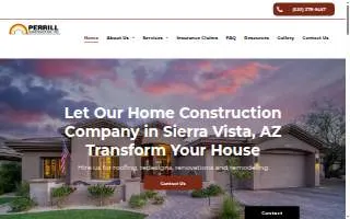 Perrill Construction, Inc. website