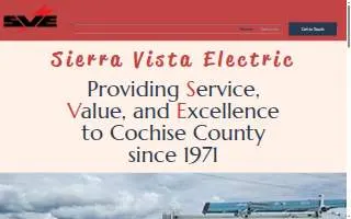 Sierra Vista Electric website