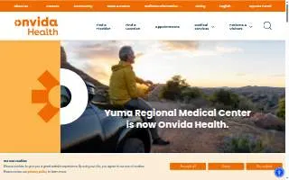Onvida Health Pediatric Specialists website