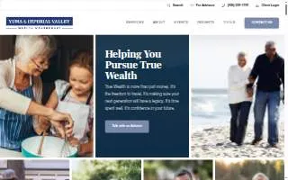 Yuma & Imperial Valley Wealth Management website